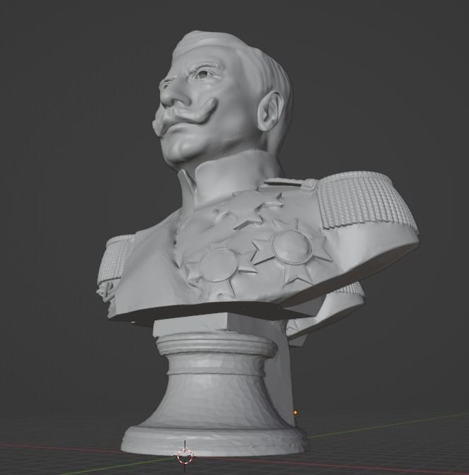 Wilhelm II German Emperor 3D print model_8