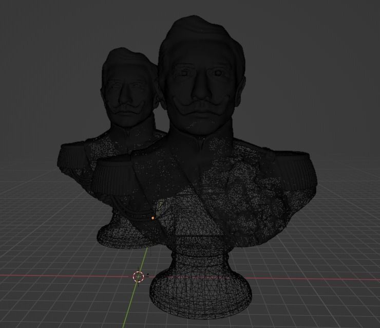 Wilhelm II German Emperor 3D print model_4
