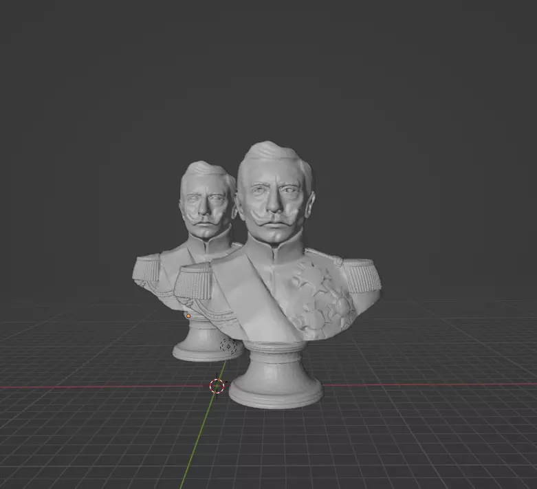 Wilhelm II German Emperor 3D print model_0