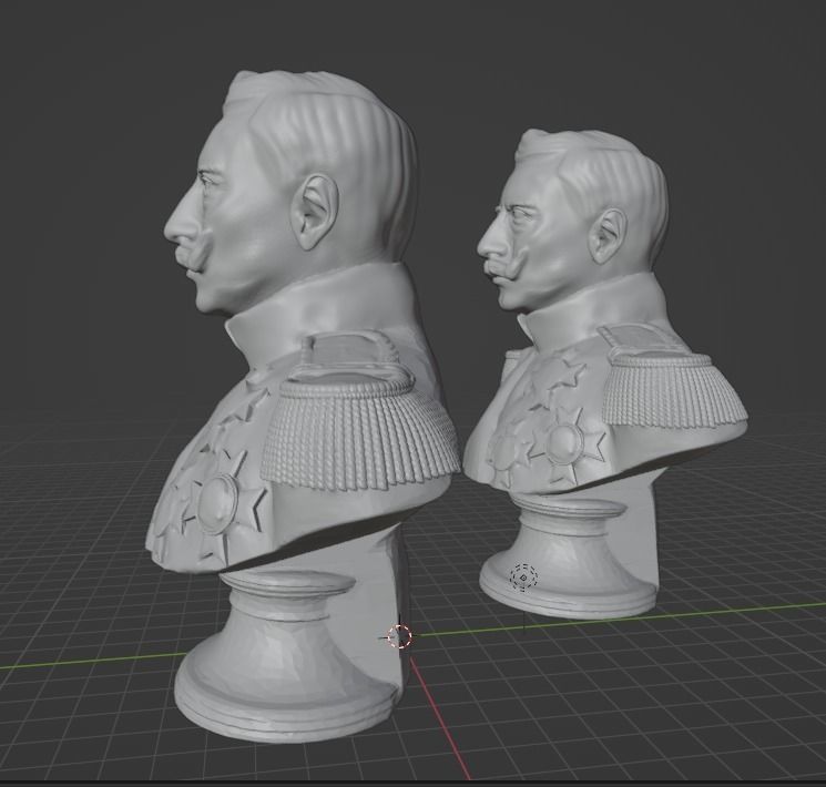 Wilhelm II German Emperor 3D print model_22