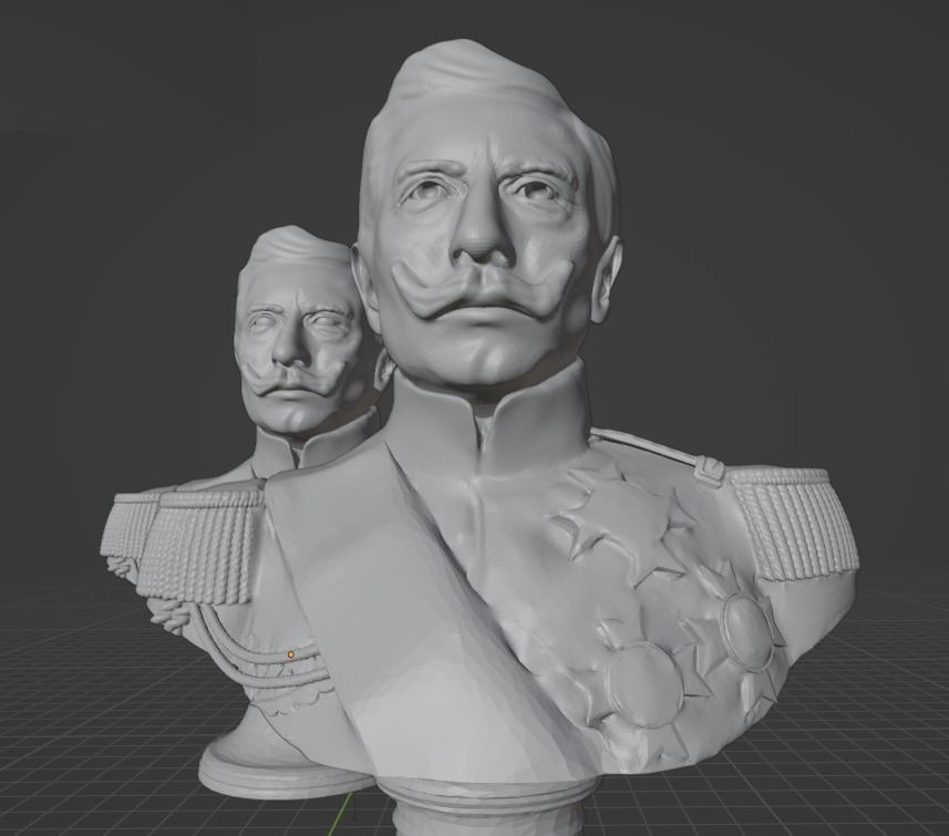 Wilhelm II German Emperor 3D print model_23