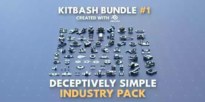 Simple Industry Kitbash Bundle Pack 1
