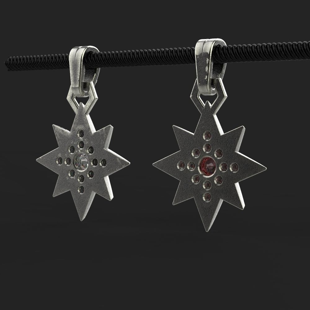 Pendant Yennefer of Vengerberg Necklace 3D print model_17