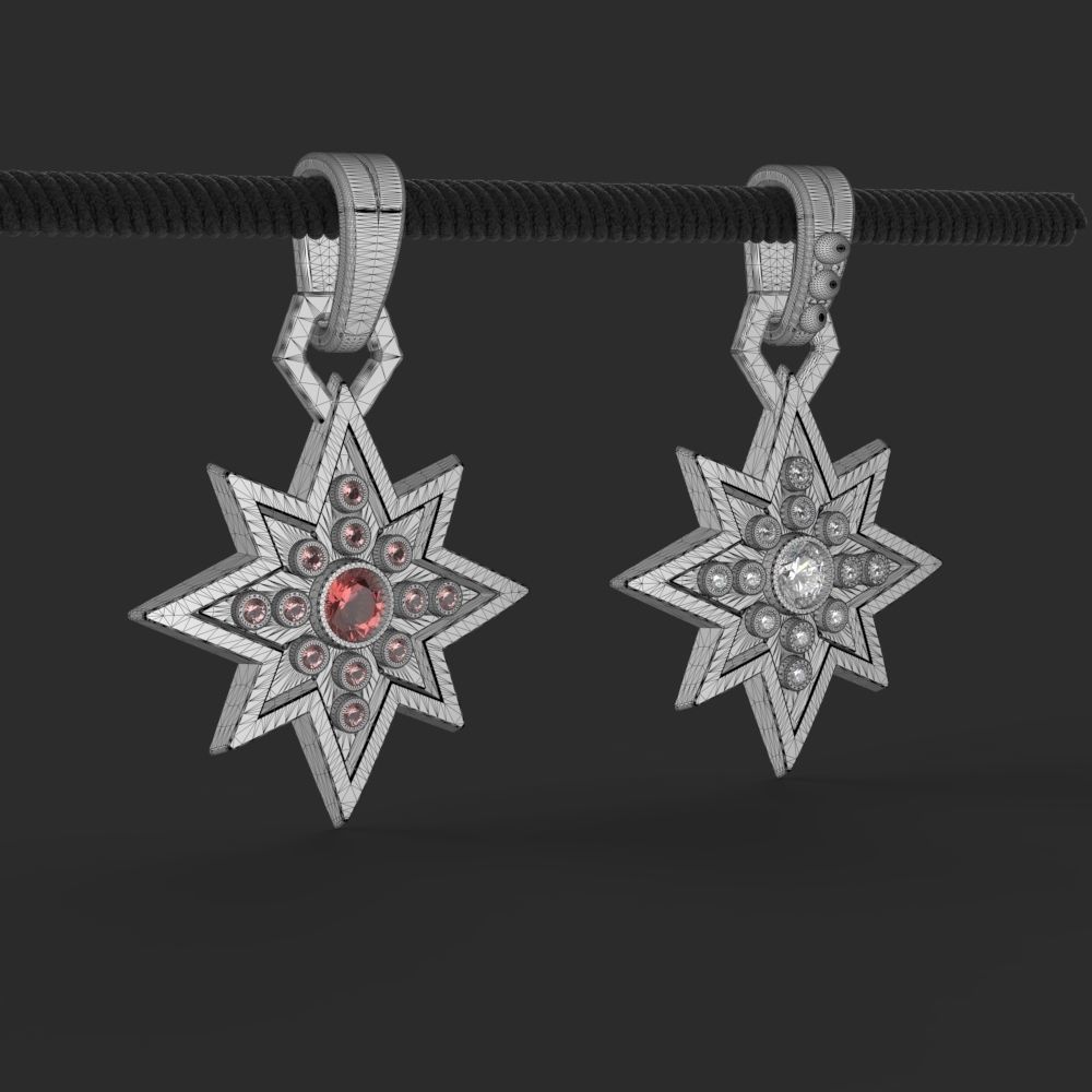 Pendant Yennefer of Vengerberg Necklace 3D print model_30