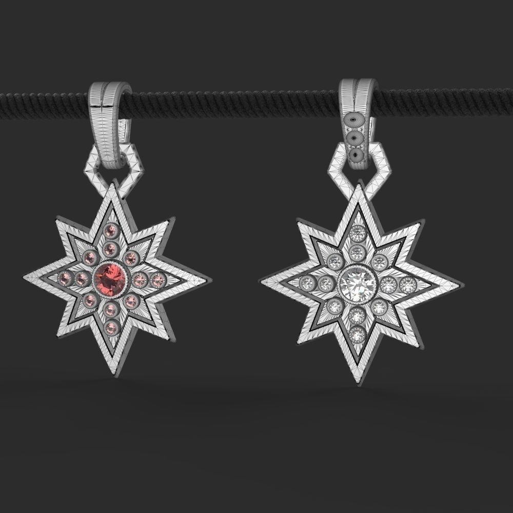 Pendant Yennefer of Vengerberg Necklace 3D print model_32