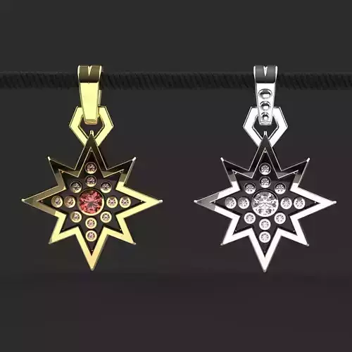 Pendant Yennefer of Vengerberg Necklace  3D print model