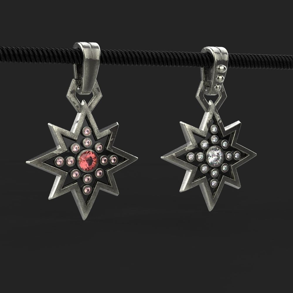 Pendant Yennefer of Vengerberg Necklace 3D print model_14