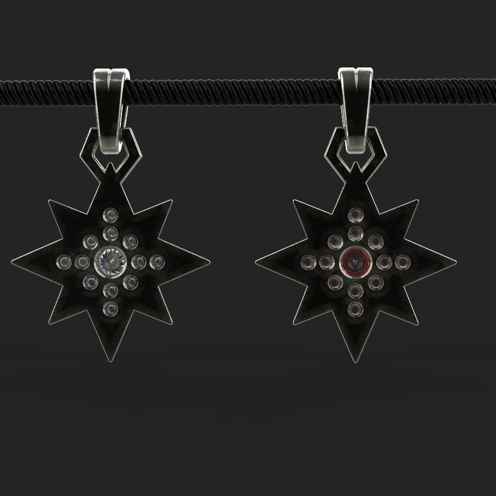 Pendant Yennefer of Vengerberg Necklace 3D print model_18