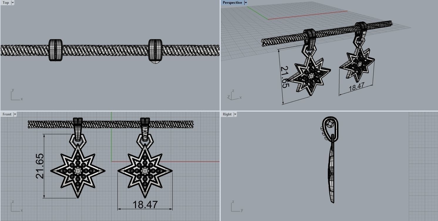 Pendant Yennefer of Vengerberg Necklace 3D print model_34