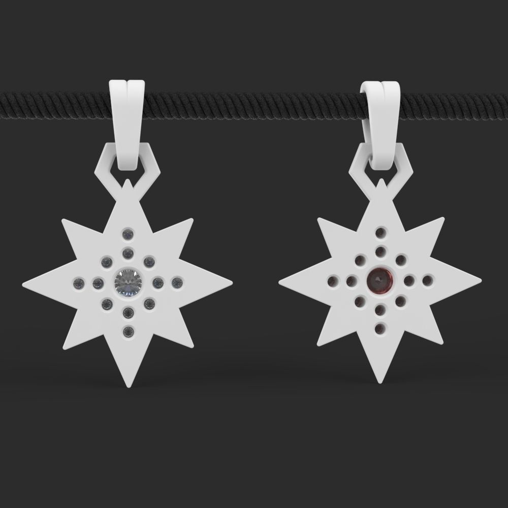 Pendant Yennefer of Vengerberg Necklace 3D print model_28