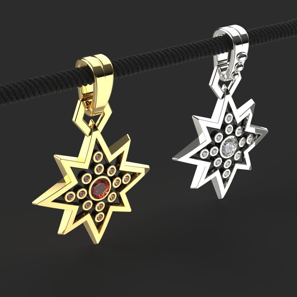 Pendant Yennefer of Vengerberg Necklace 3D print model_9