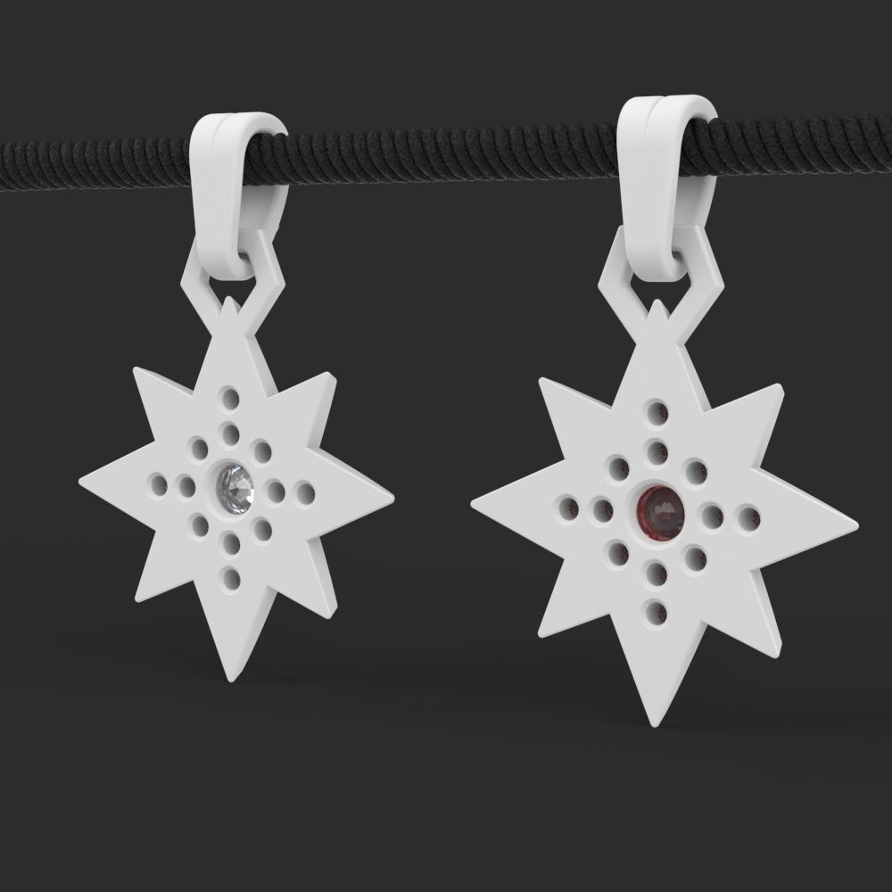 Pendant Yennefer of Vengerberg Necklace 3D print model_25