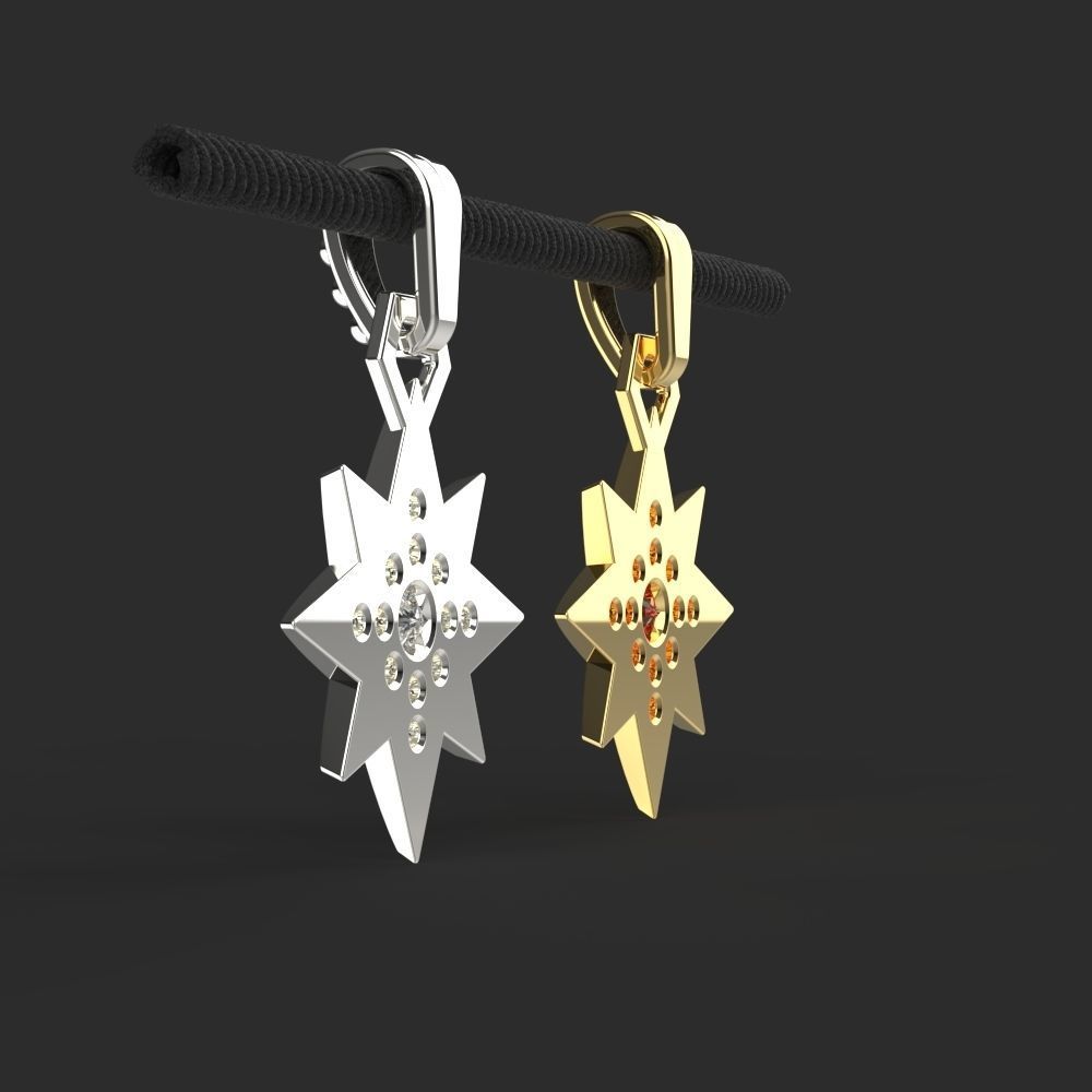 Pendant Yennefer of Vengerberg Necklace 3D print model_4