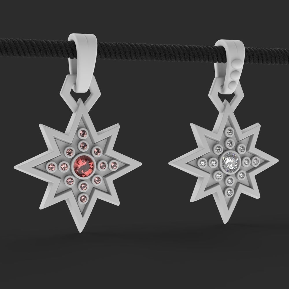 Pendant Yennefer of Vengerberg Necklace 3D print model_21