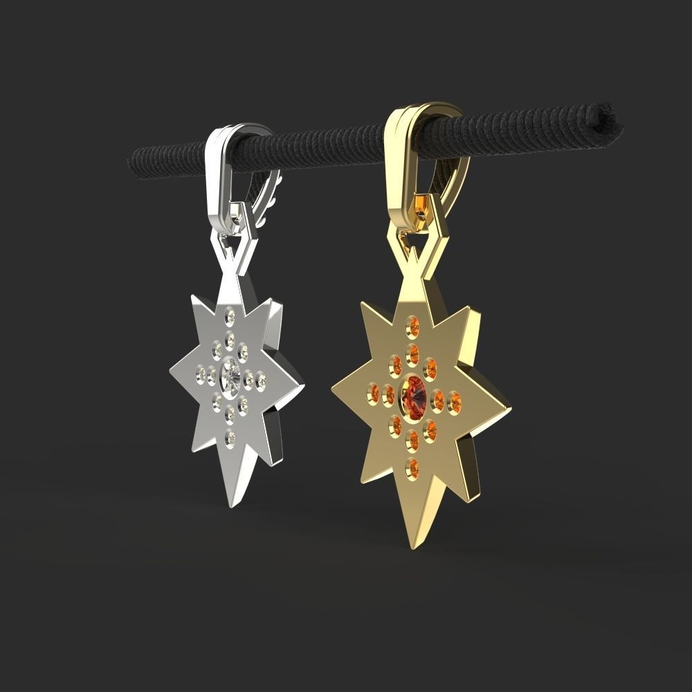 Pendant Yennefer of Vengerberg Necklace 3D print model_10