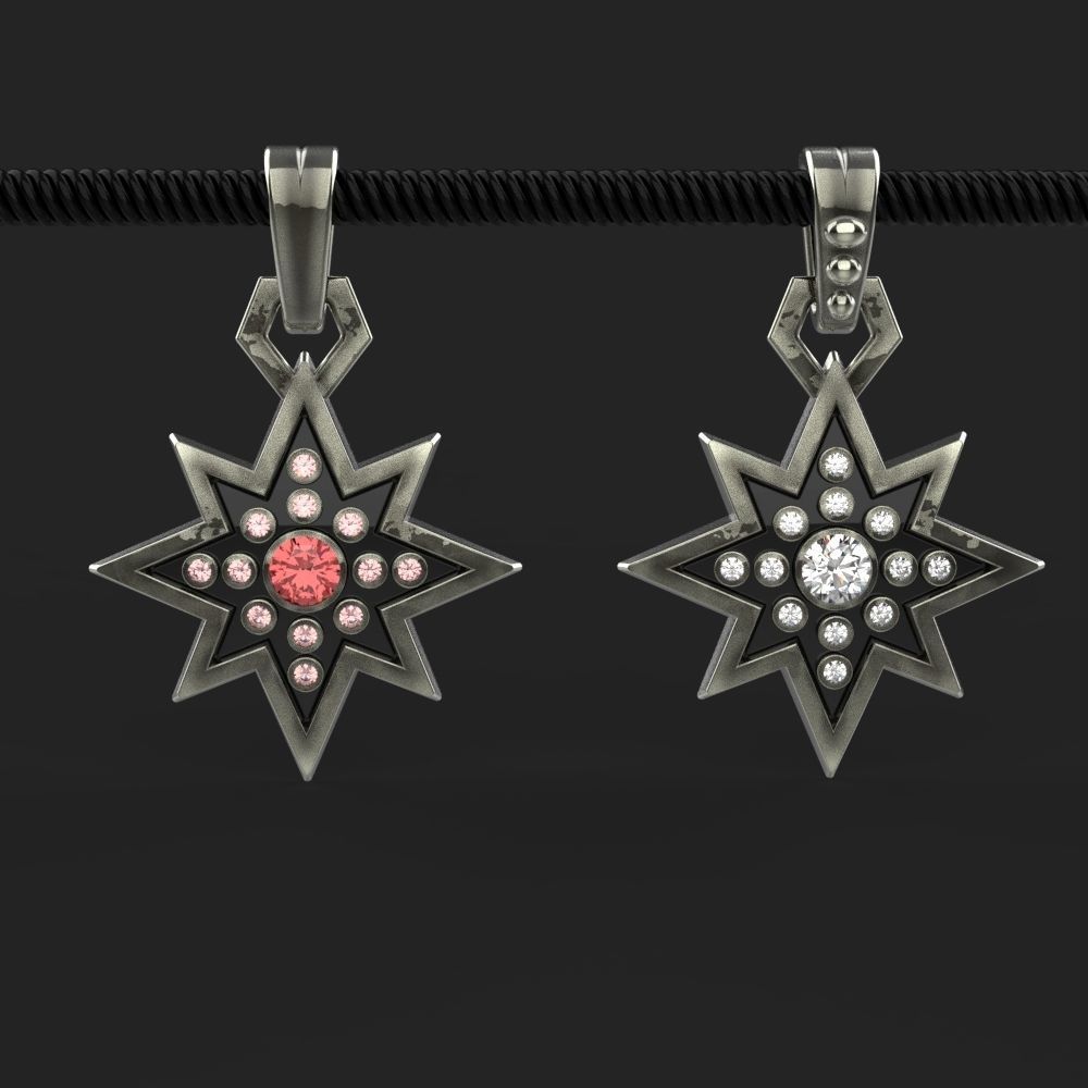 Pendant Yennefer of Vengerberg Necklace 3D print model_13