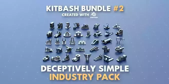 Simple Industry Kitbash Bundle Pack 2