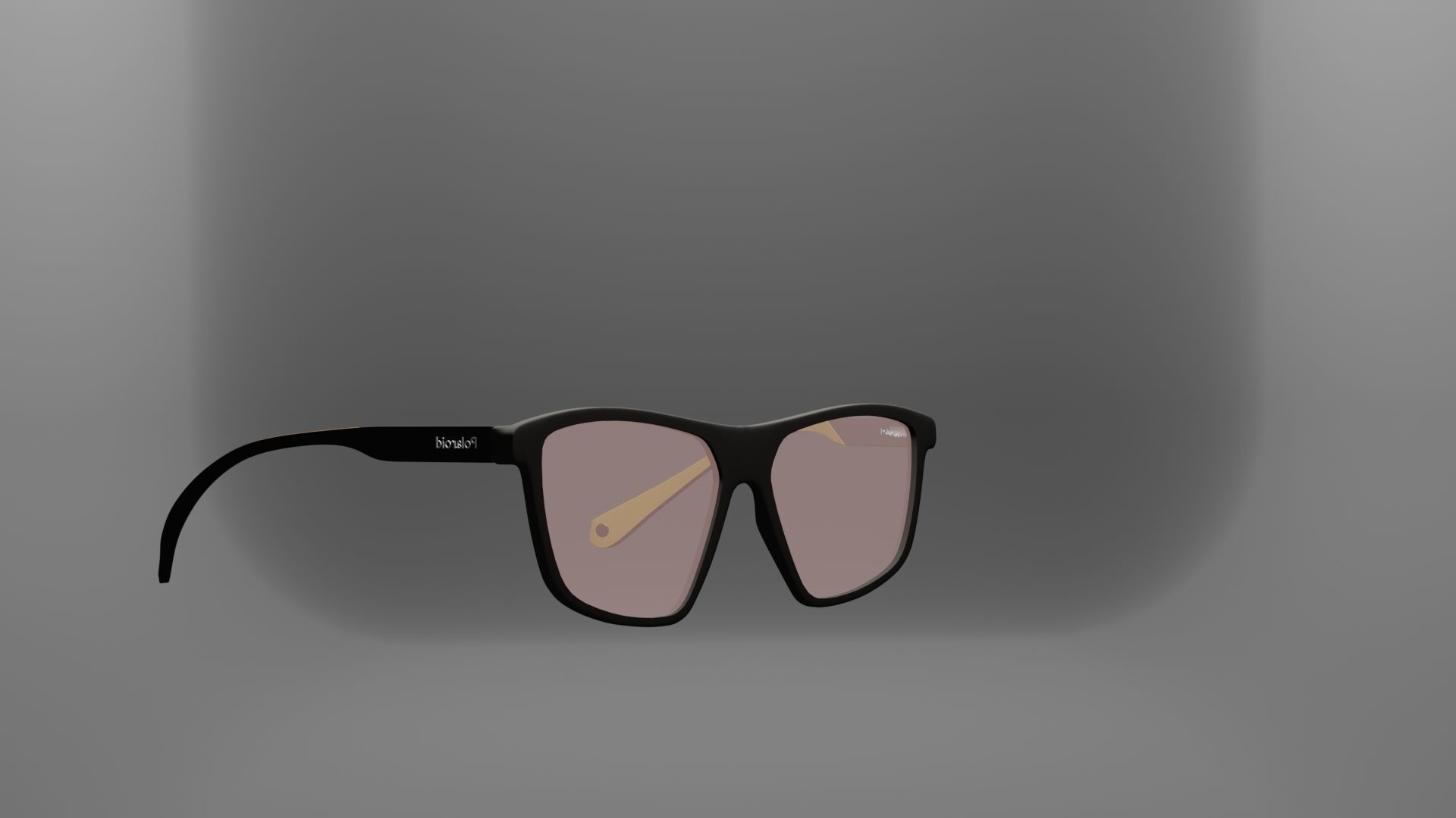 Polaroid Sunglasses 10 for Augmented Reality Low-poly 3D model_2