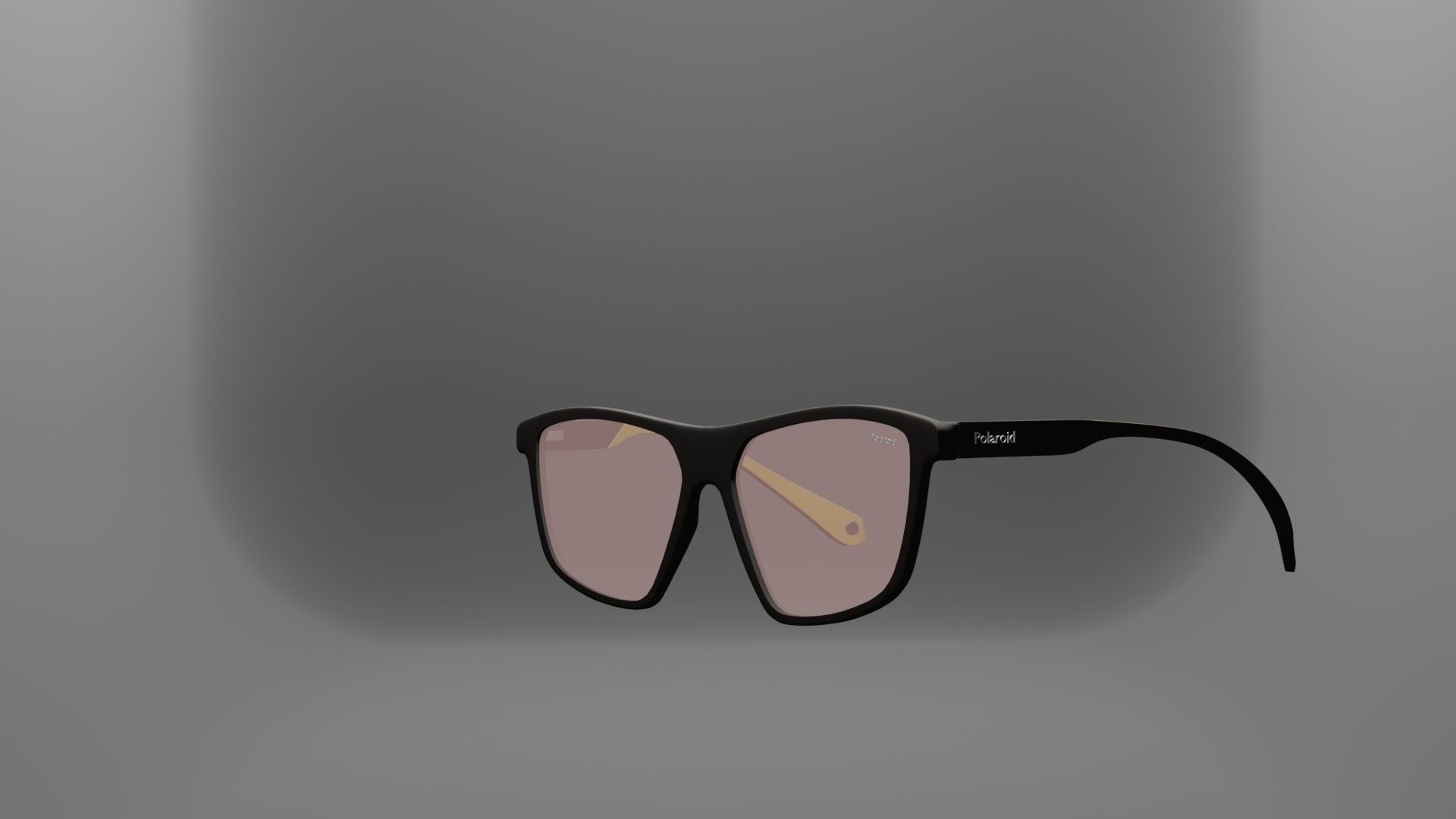 Polaroid Sunglasses 10 for Augmented Reality Low-poly 3D model_3