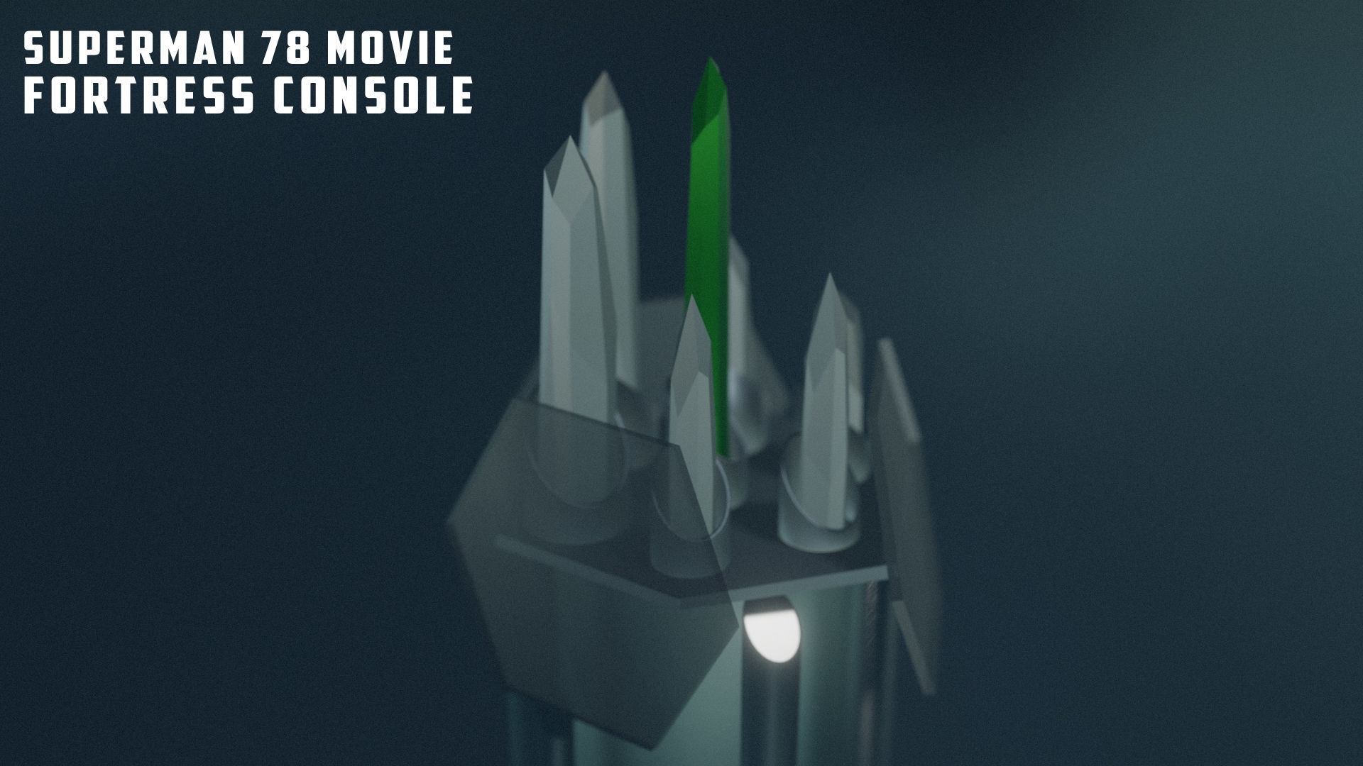 Superman78 Fortress Console 3D print model_12