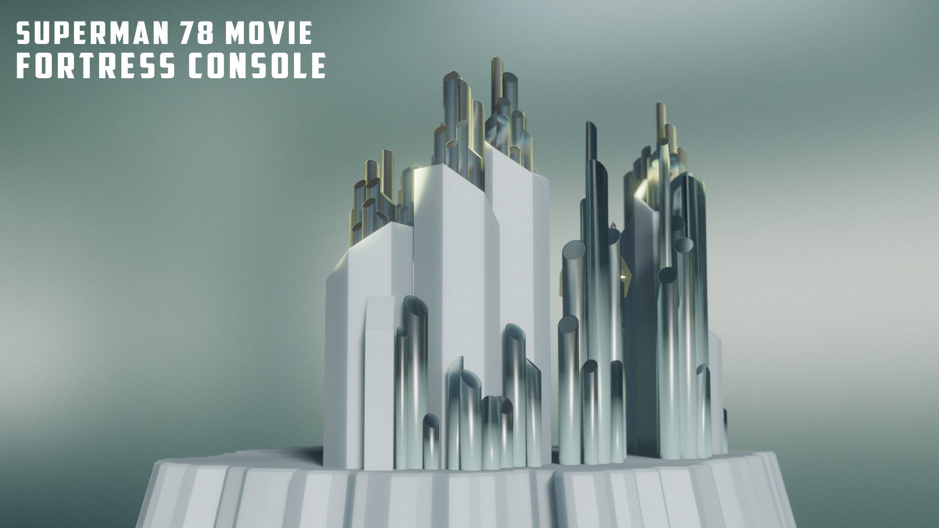 Superman78 Fortress Console 3D print model_5