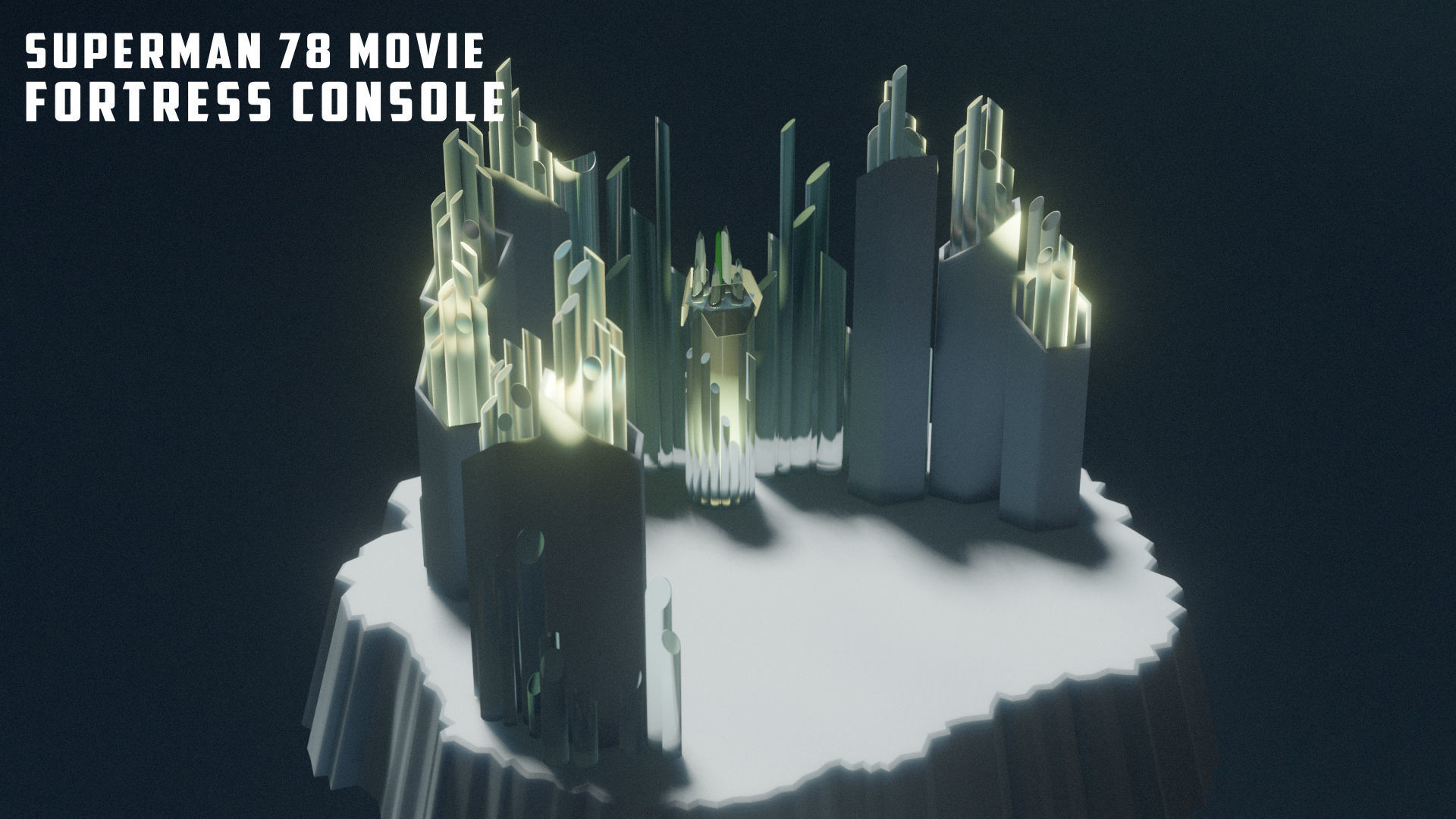 Superman78 Fortress Console 3D print model_2