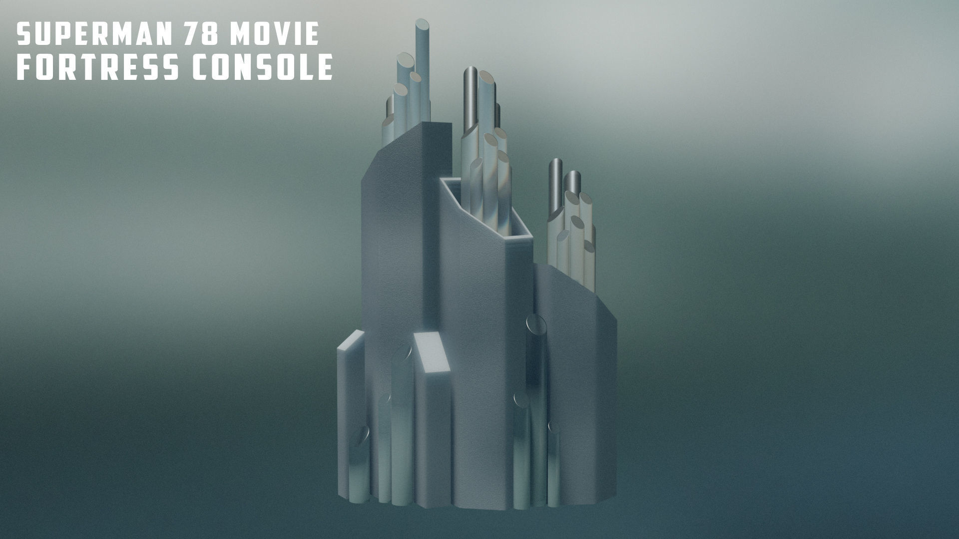 Superman78 Fortress Console 3D print model_8