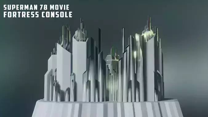 Superman78 Fortress Console 3D print model