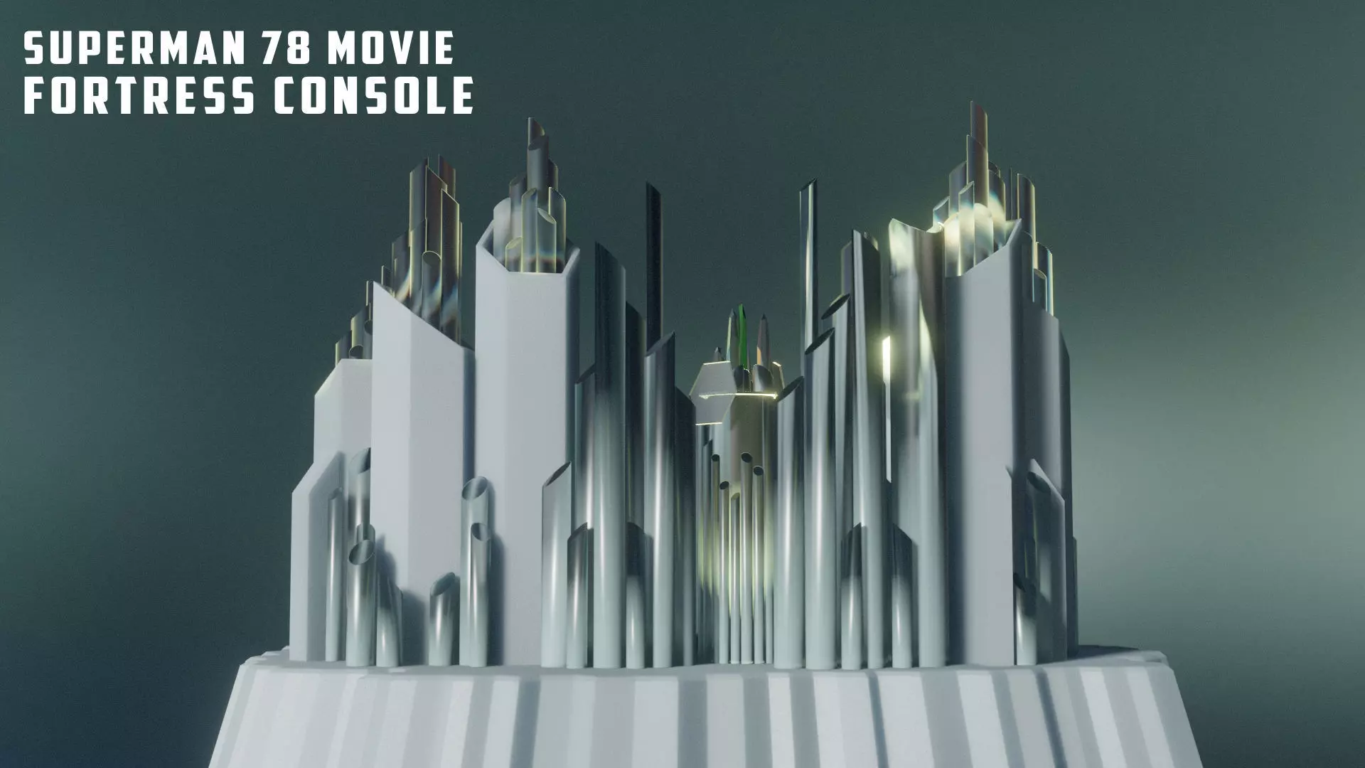 Superman78 Fortress Console 3D print model_0