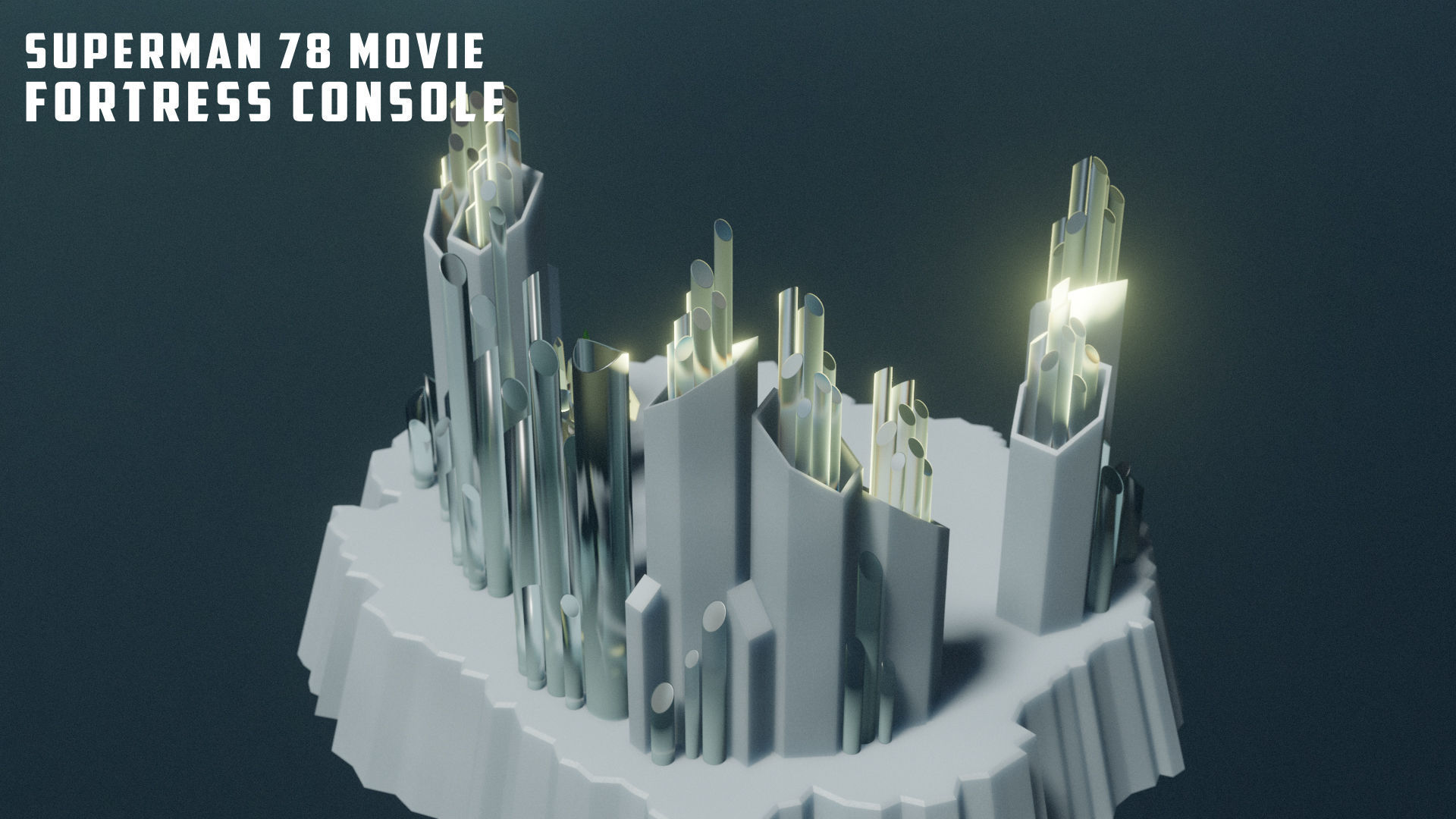 Superman78 Fortress Console 3D print model_3