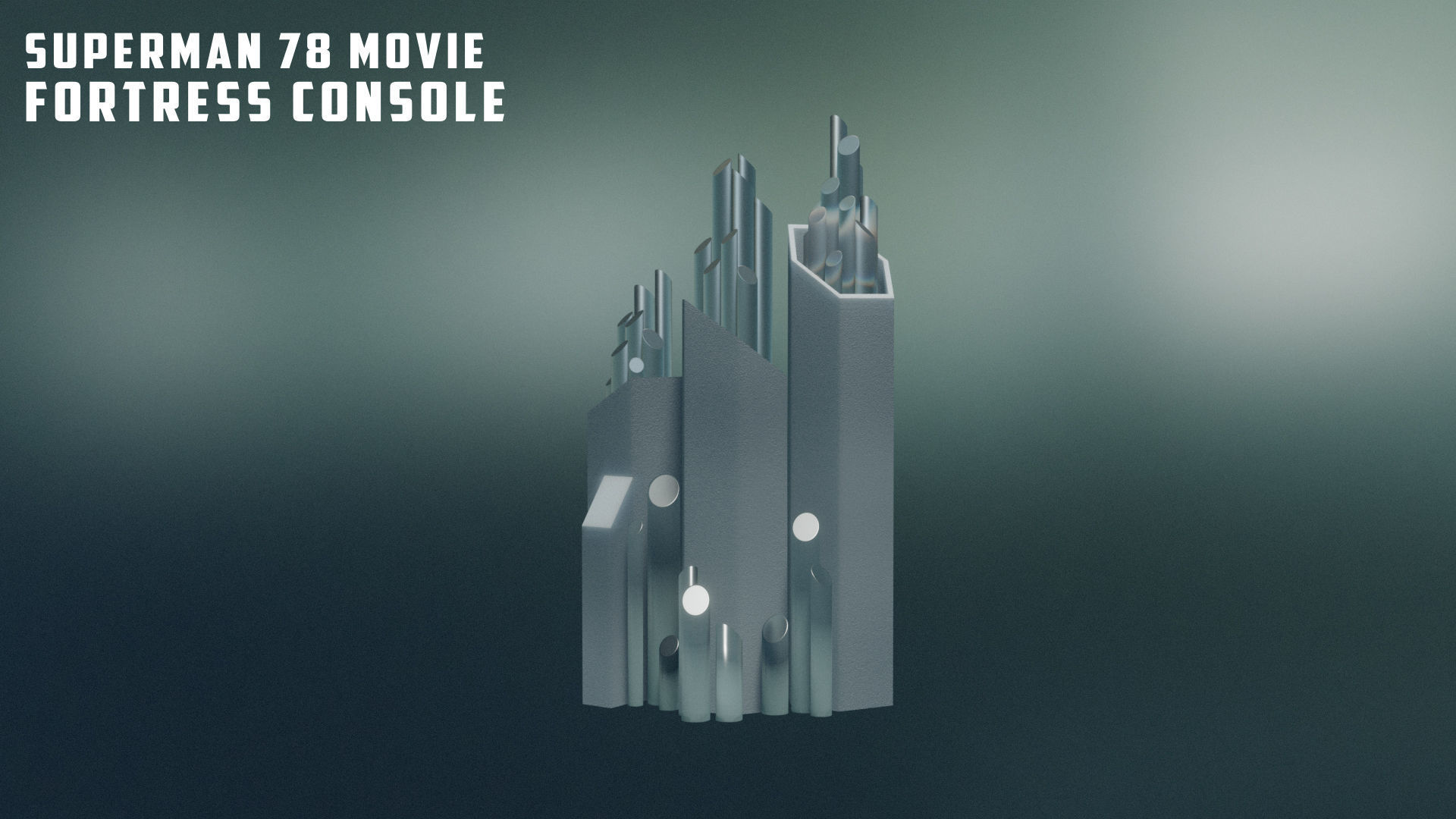 Superman78 Fortress Console 3D print model_10