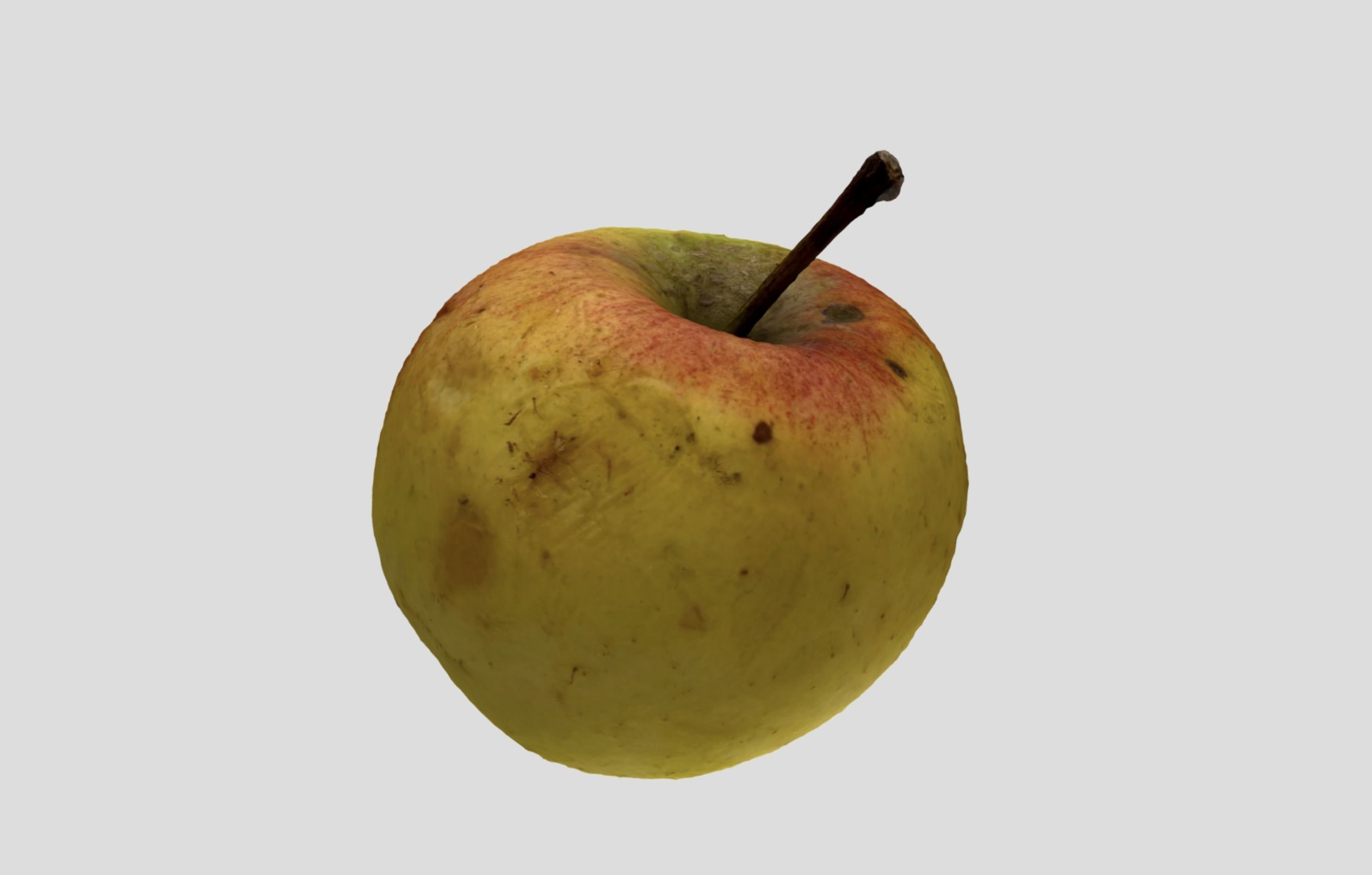Rotten Apple 3D model_6