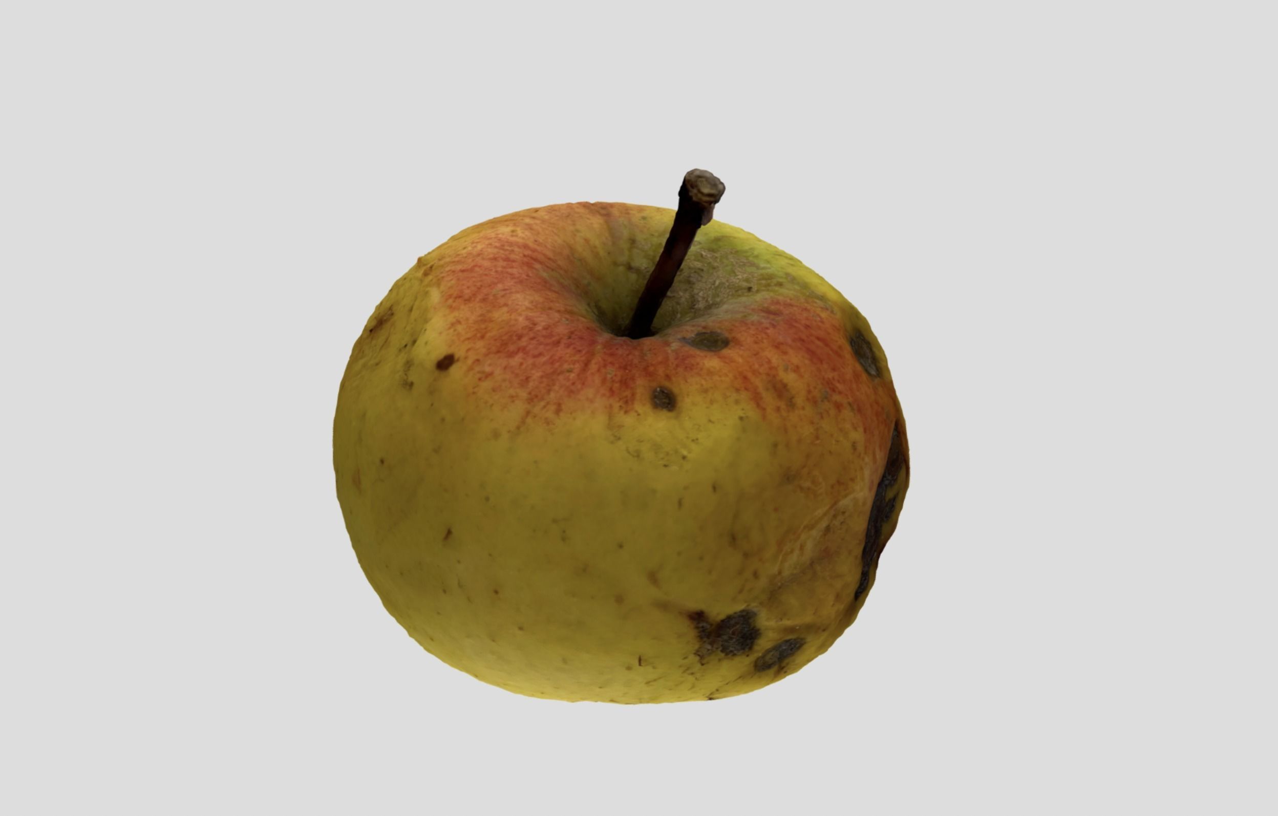 Rotten Apple 3D model_11