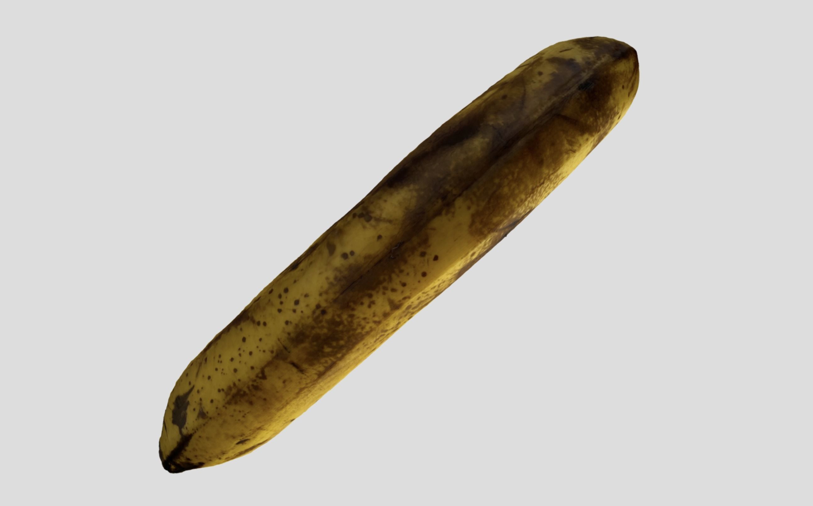 Overripe Banana - Photorealistic Model 3D model_5