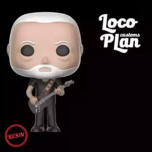 David Gilmour Custom Funko 3D print model