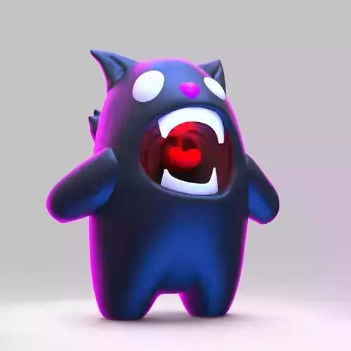 Cat figure and trinket print model