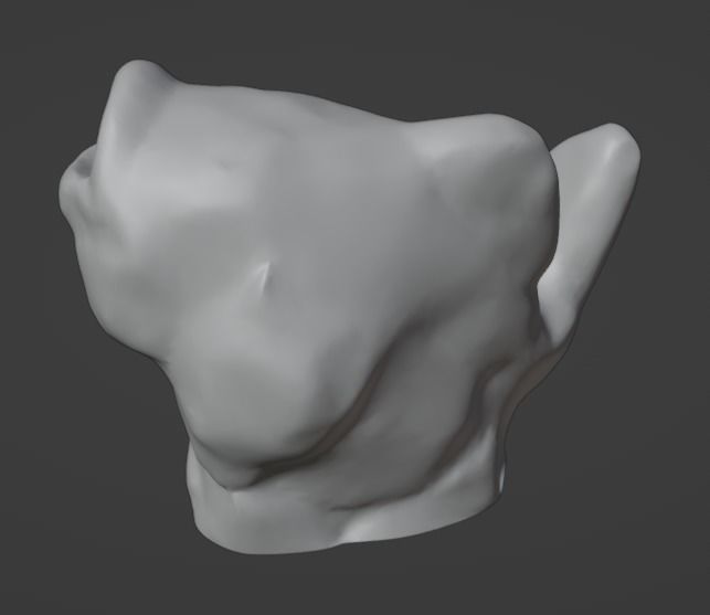 Ceramic Fish Photoscan Low-poly 3D model_14