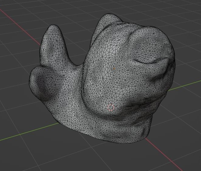Ceramic Fish Photoscan Low-poly 3D model_17