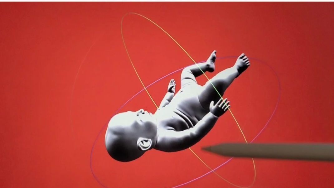 Newborn Baby 3d Model STL  3D print model_6