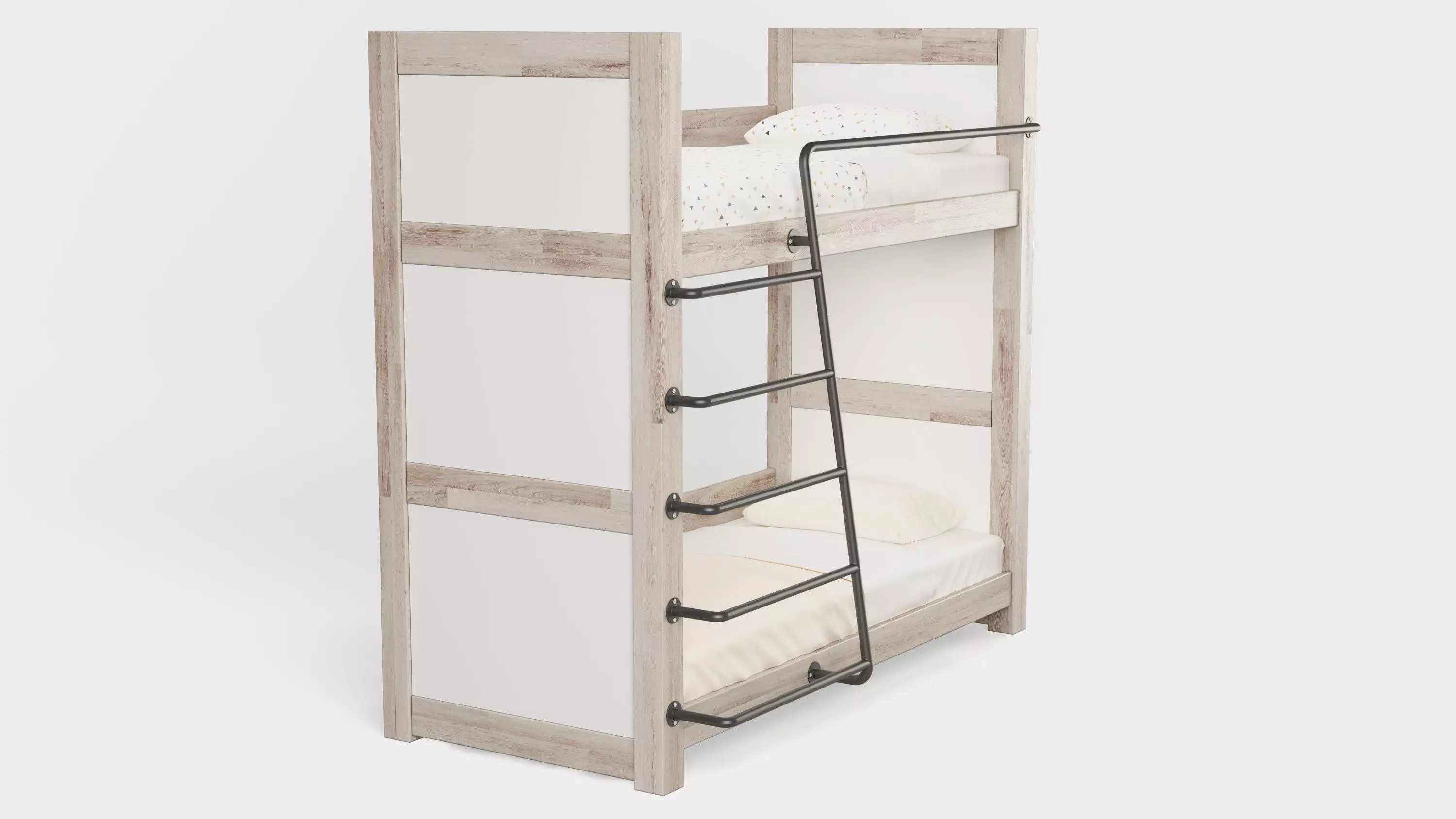 Bunk Bed for hostel 3D model