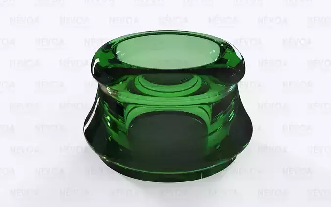 Glass finish - GME 13 04 - 01 - 29 mm - Sparkling wine finish 3D model