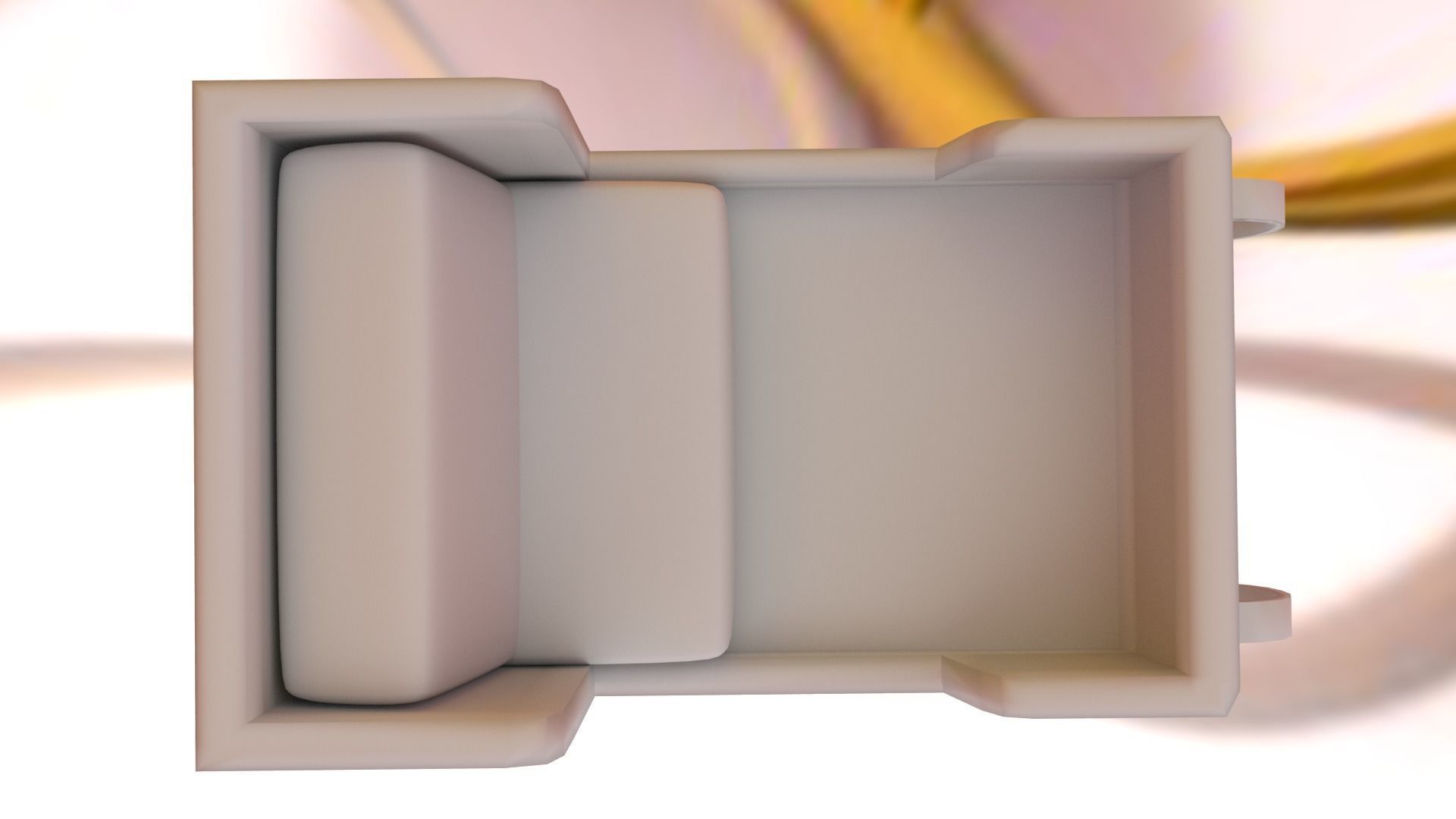 Santas Sleigh Low-poly 3D model_25