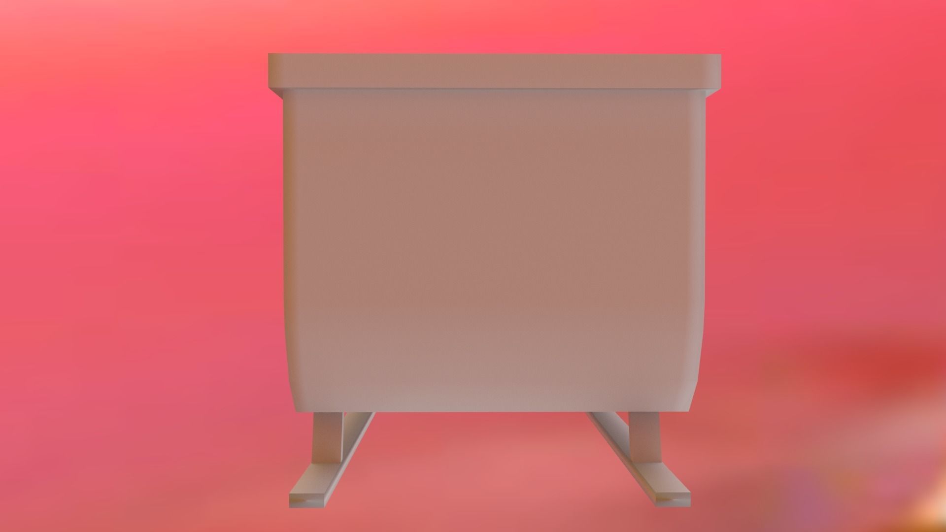 Santas Sleigh Low-poly 3D model_23