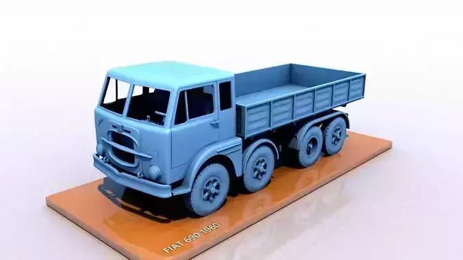 Fiat 690 1960 3D print model