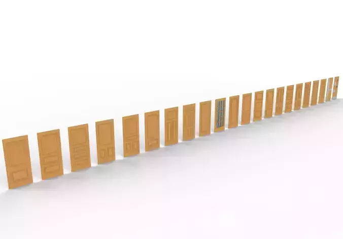 3D Door from CAD Block 1