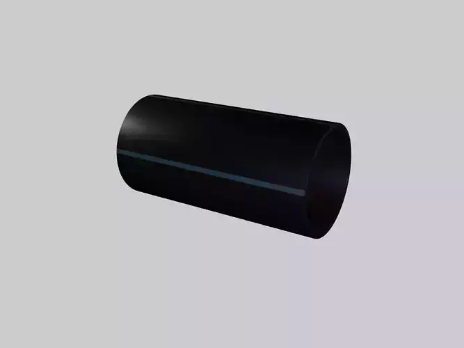 HDPE pipes 3D model