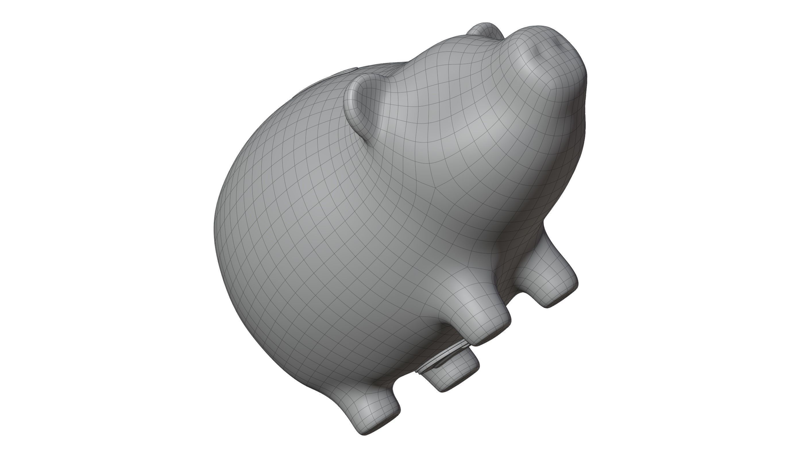 Piggy Bank 3D model_10
