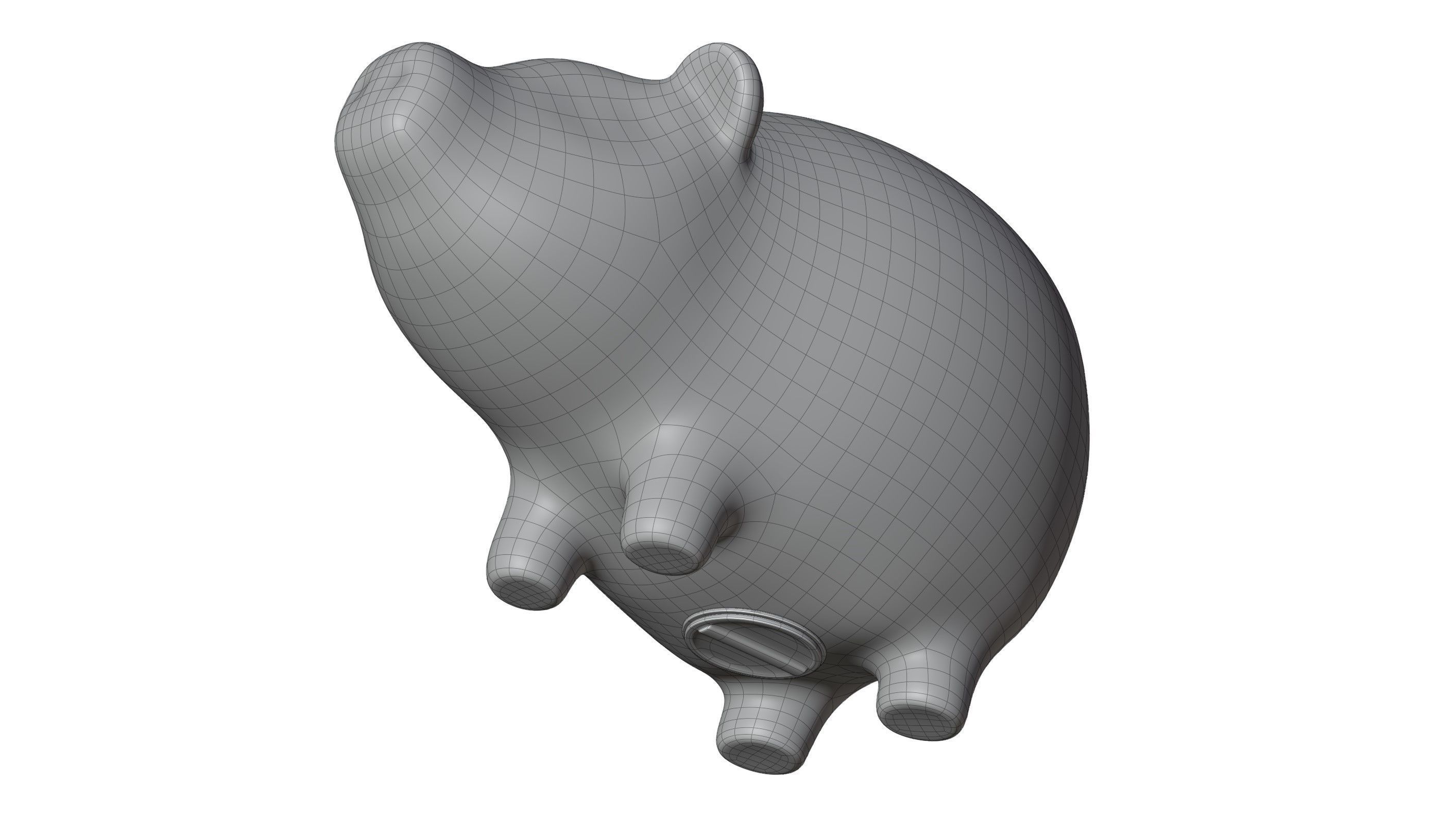 Piggy Bank 3D model_12