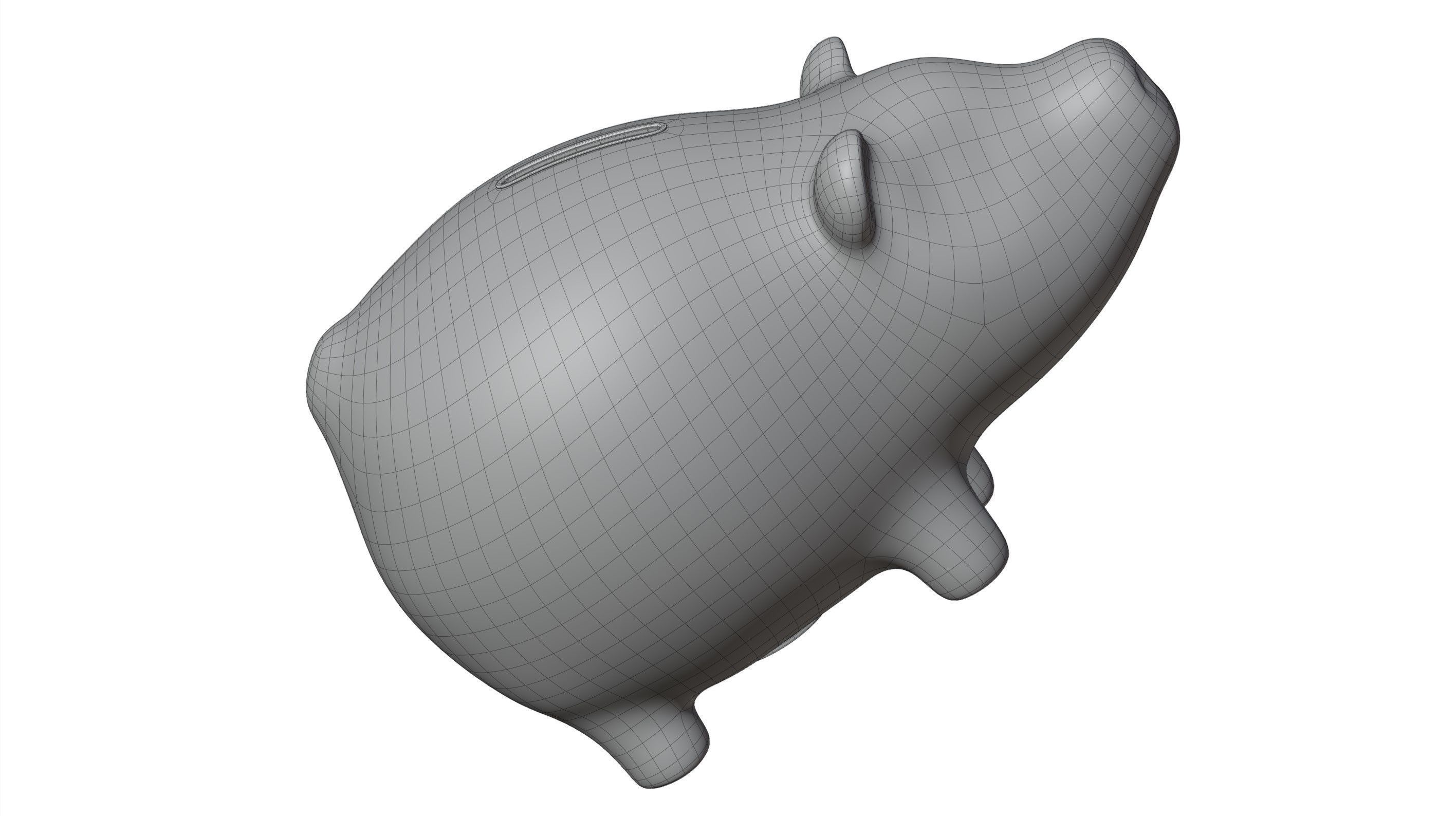Piggy Bank 3D model_9