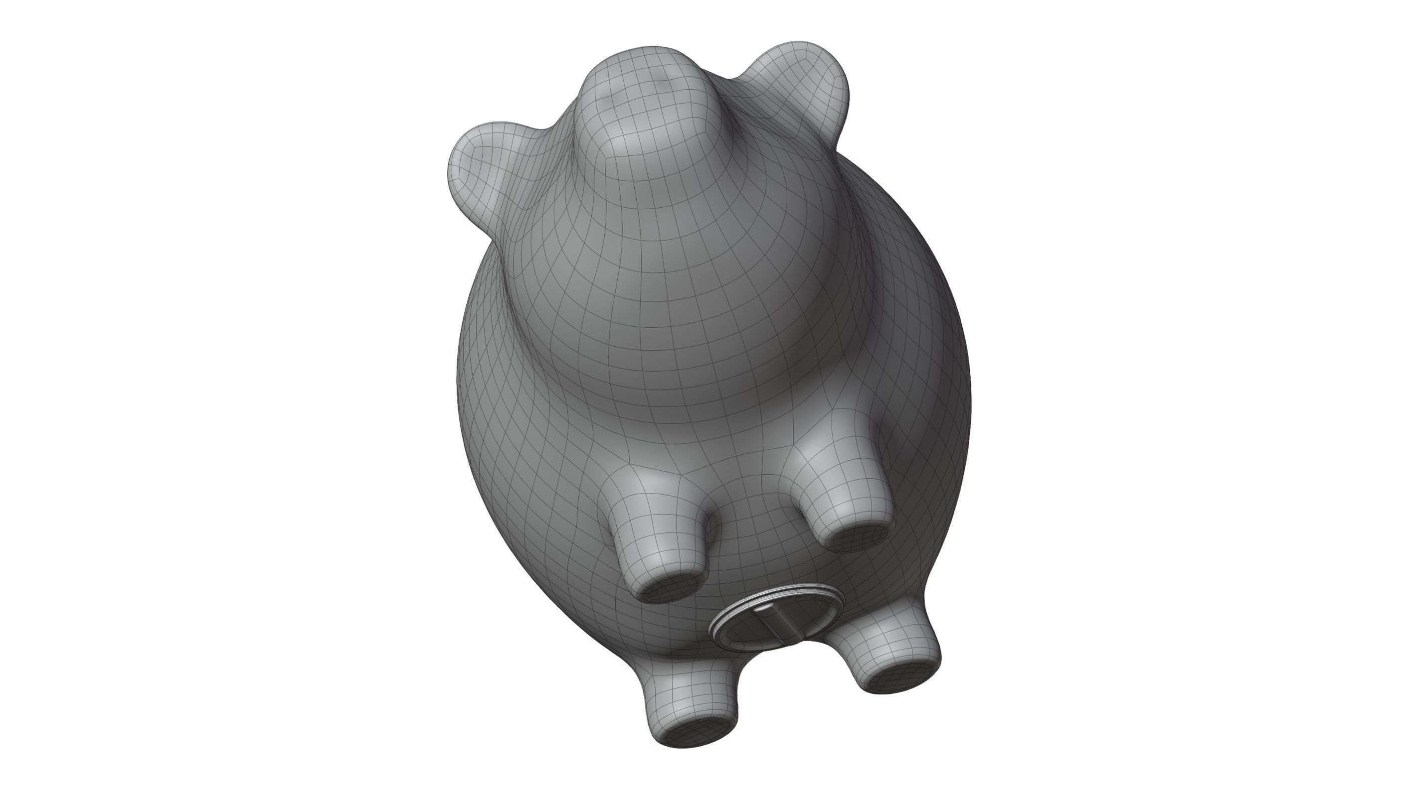 Piggy Bank 3D model_11